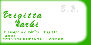 brigitta marki business card